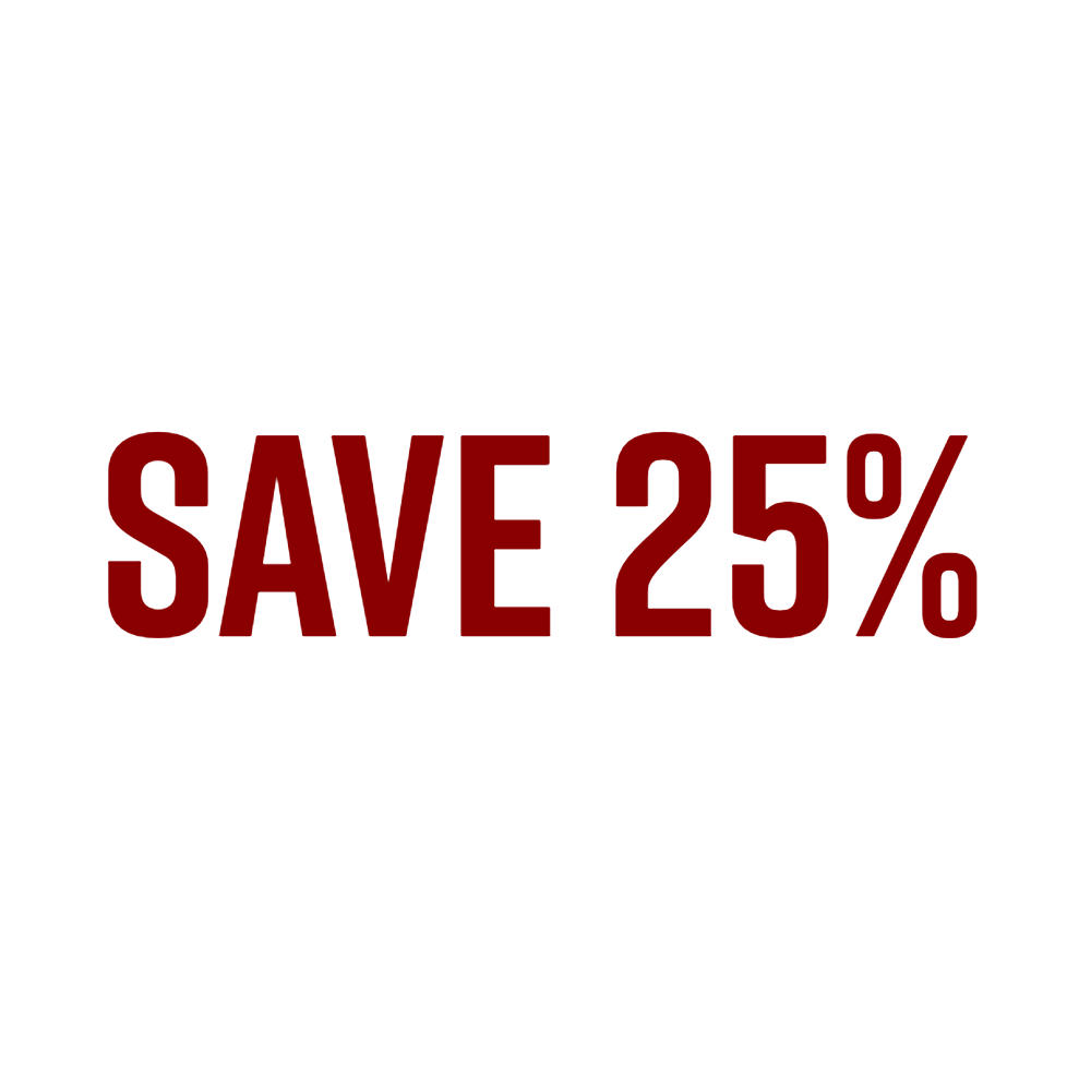 Holiday Sale: 25% OFF