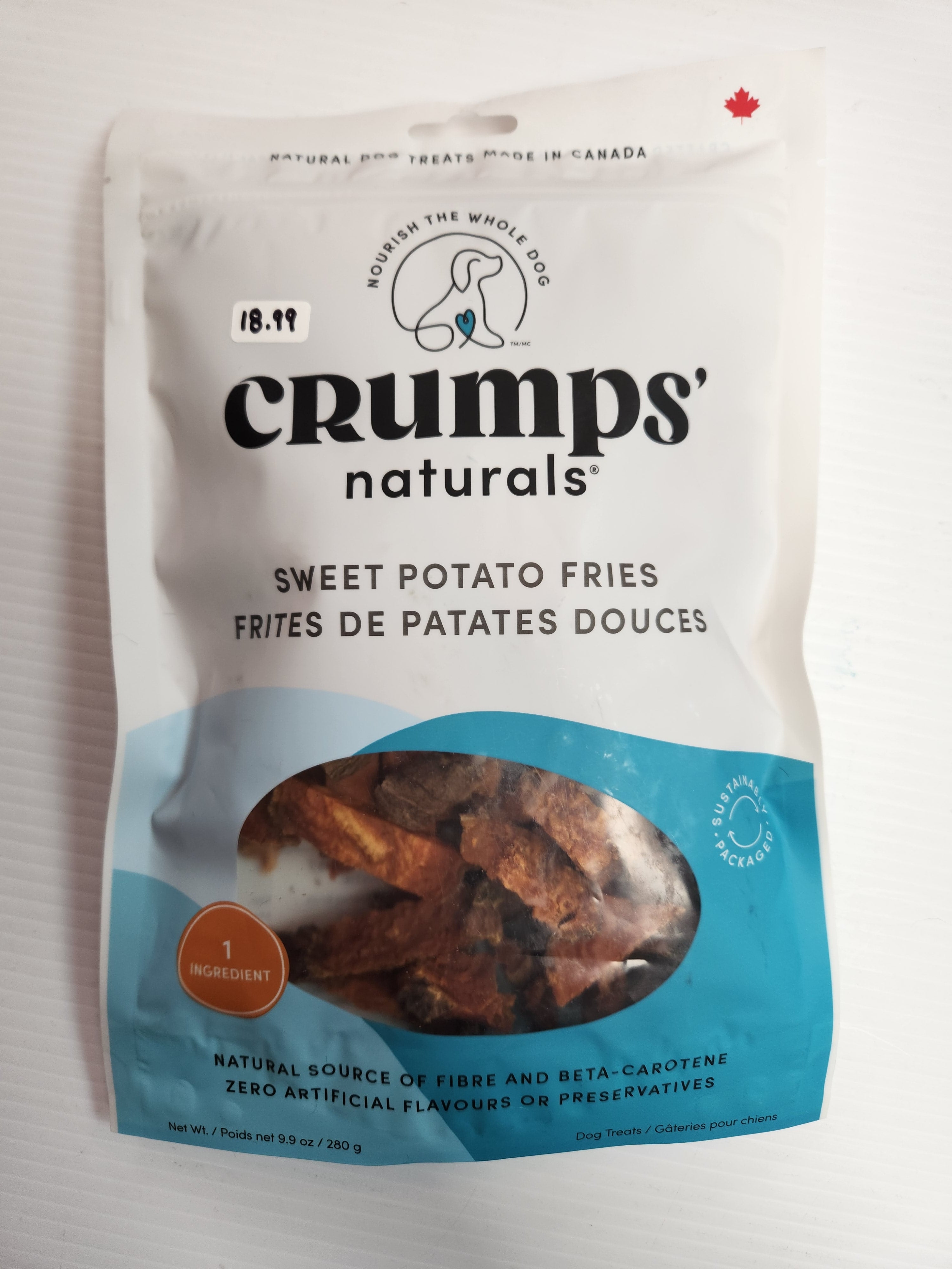 Crumps Naturals, Sweet Potato Fries, 1 Ingredient, 280g
