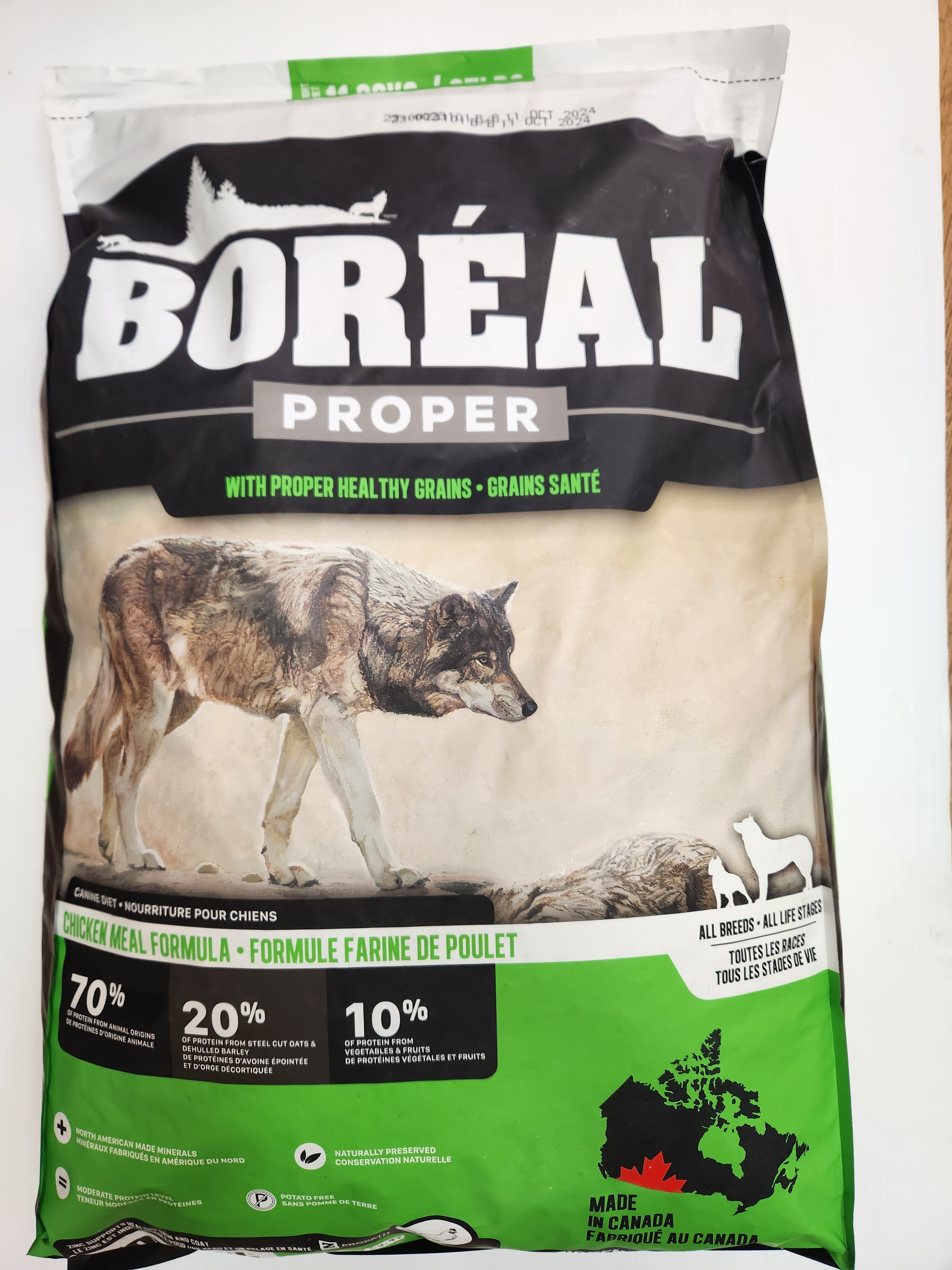 Boréal Proper Healthy Grained All Life Stages Dog/Puppy Food 25lb