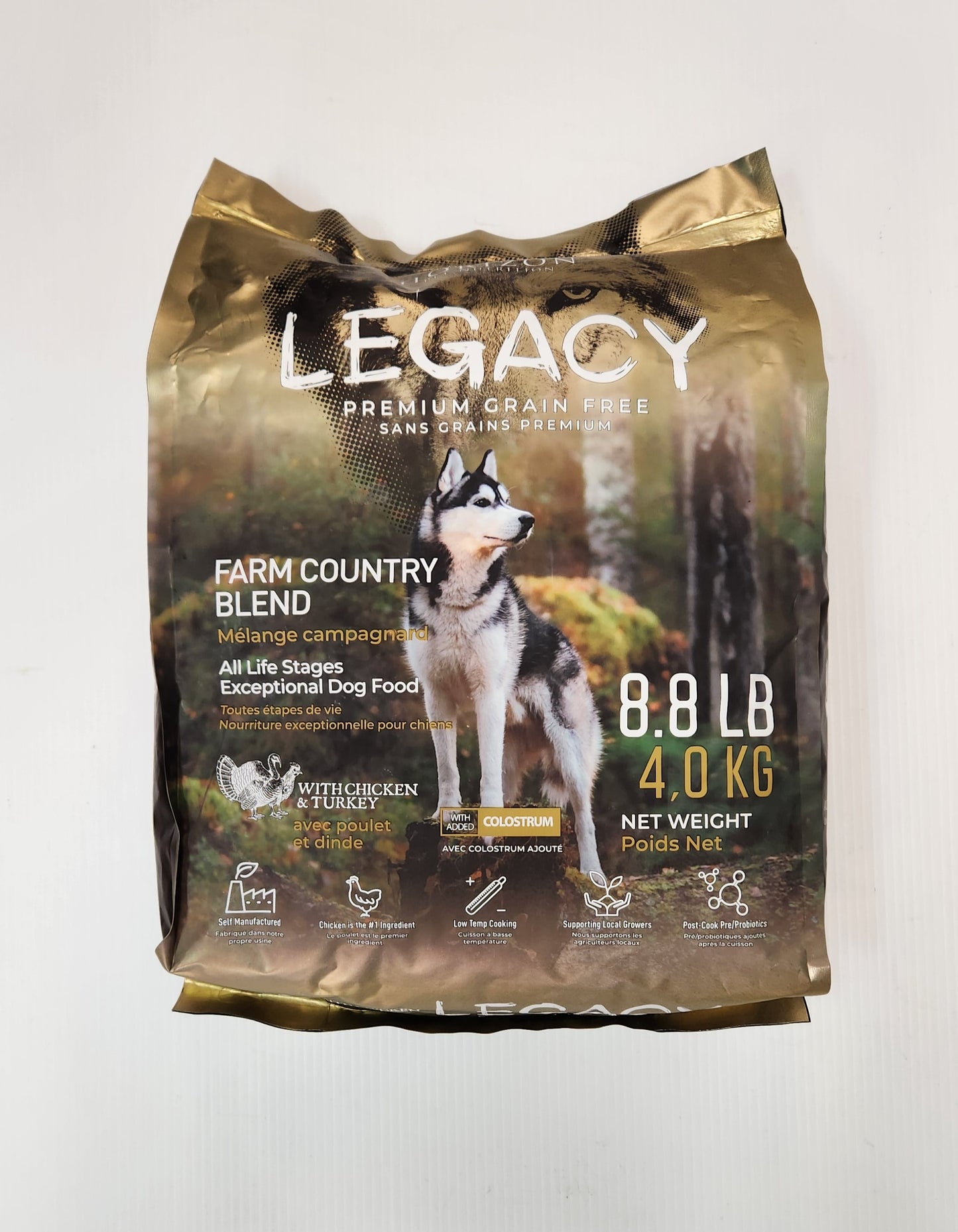 Nourriture pour chiens Horizon Legacy Premium, sans céréales, adulte 