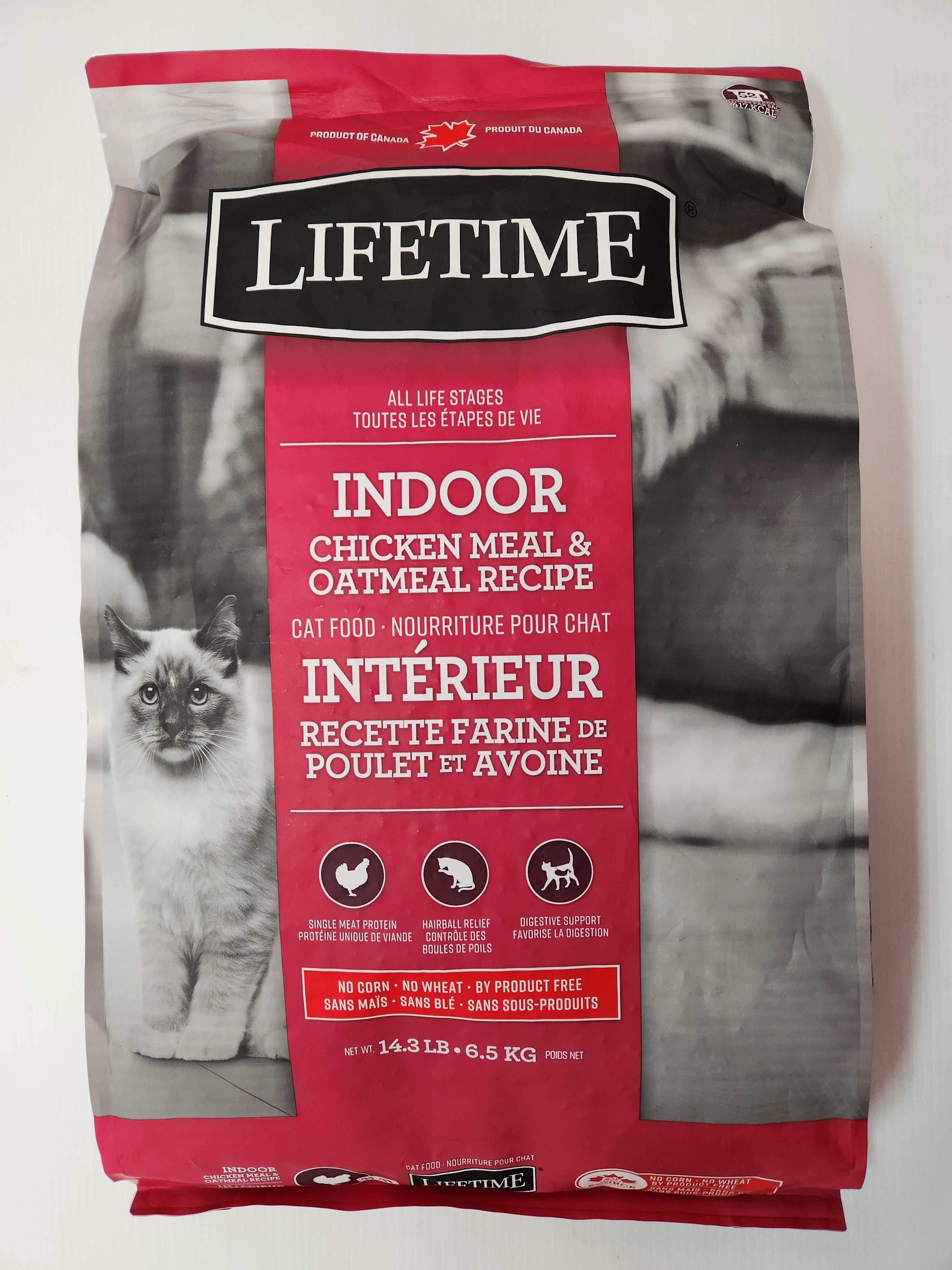 Lifetime Indoor All Life Stages Cat Food