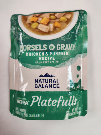 Natural Balance Platefulls® Chicken & Pumpkin Formula in Gravy