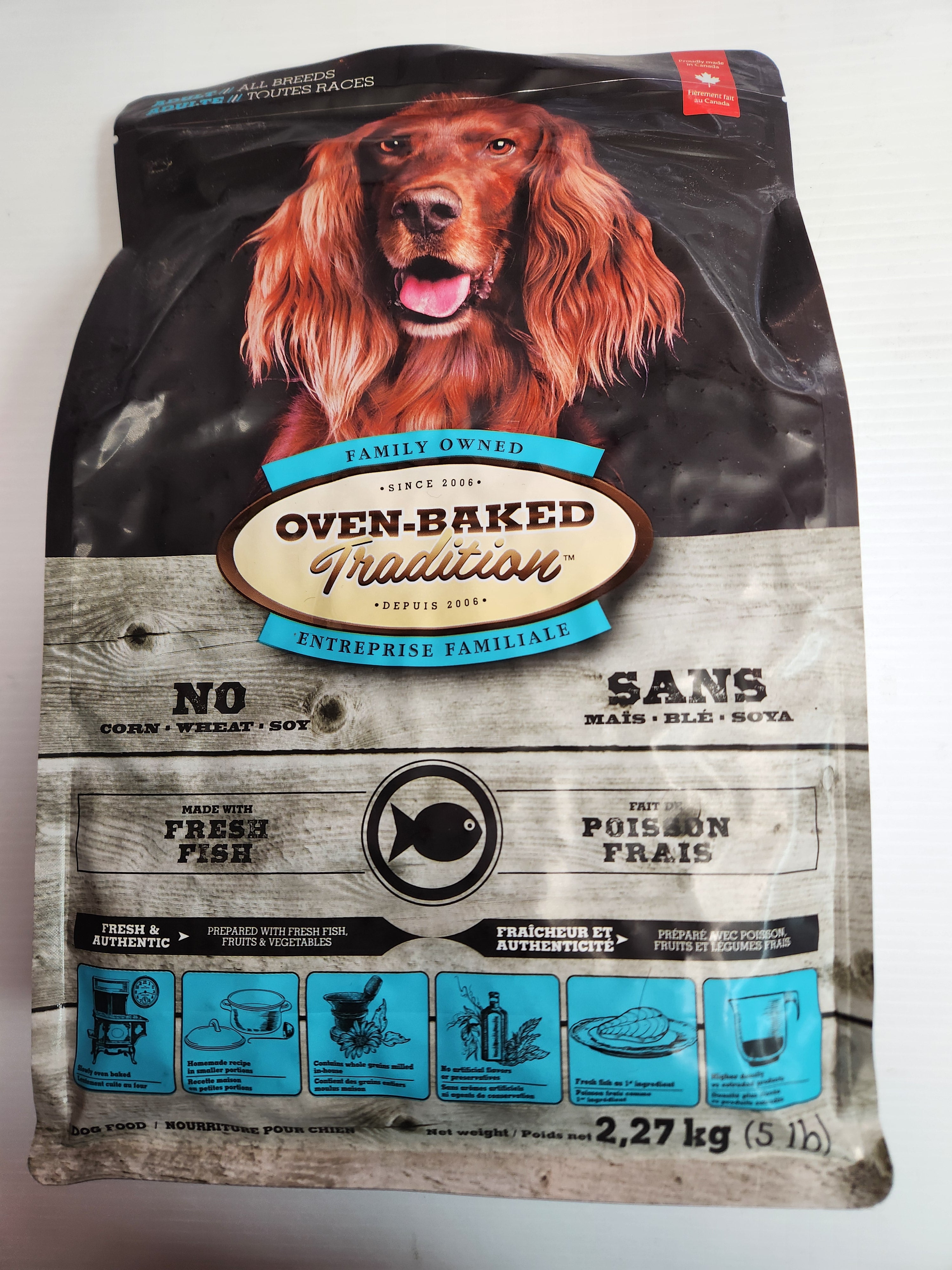 Oven Baked Tradition Fish Meat First Slow Baked Dog Formula 5lb