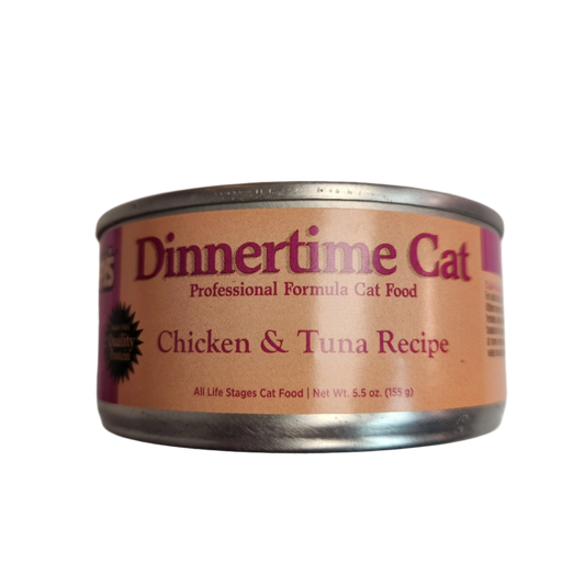 Tuffy's Dinnertime Chicken & Tuna Professional Formula Cat Food 5.4oz Can