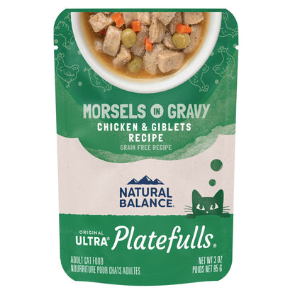 Natural Balance Platefulls® Chicken & Giblets Formula in Gravy