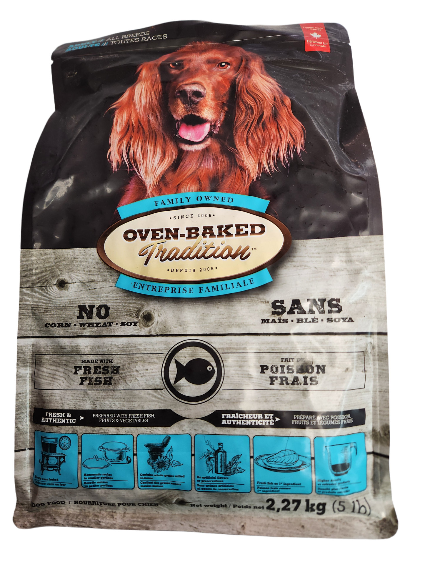 Oven Baked Tradition Fish Meat First Slow Baked Dog Formula 5lb