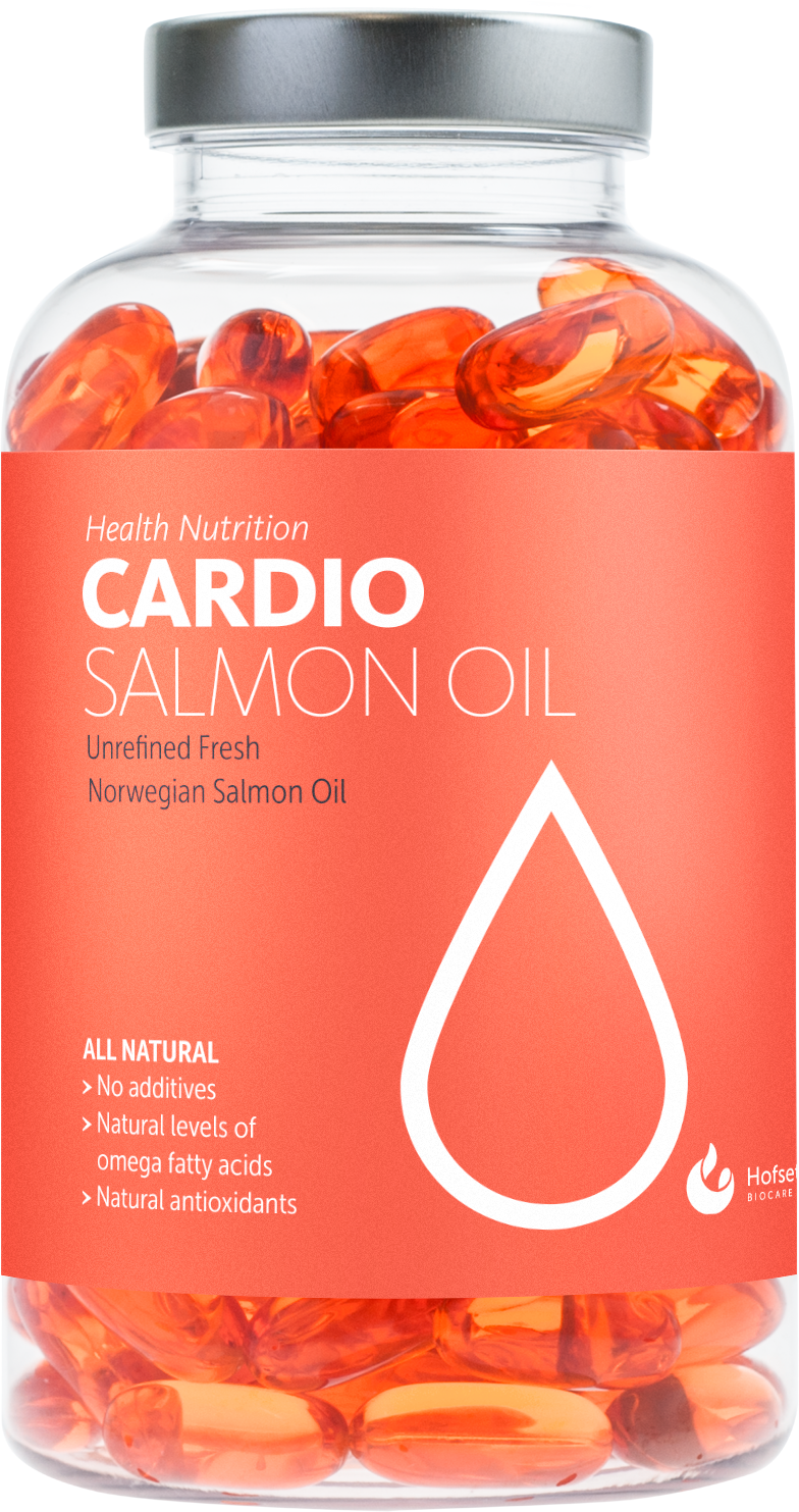 Brilliant Cardio 100% Norwegian Dietary Supplement, Salmon Oil, 1000mg, 180 Soft Gel Capsules