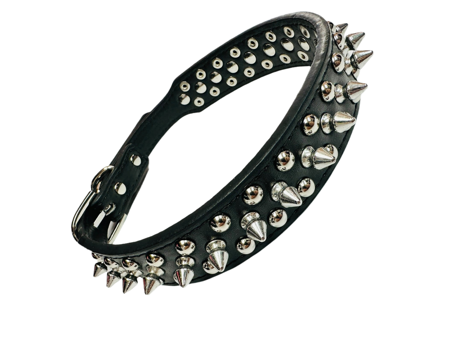 Spiked leather Collars