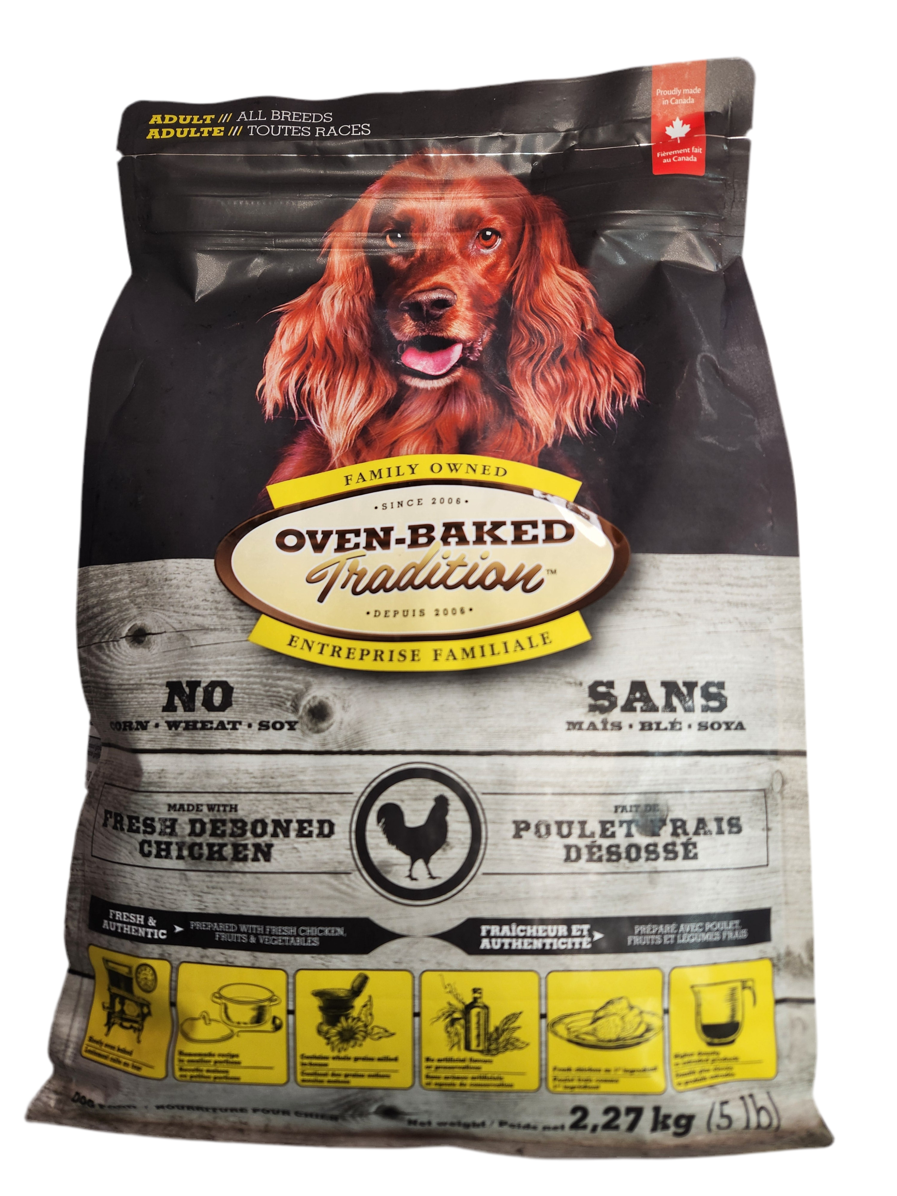 Oven Baked Tradition Chicken Meat First Oven Baked Dog Formula 5lb