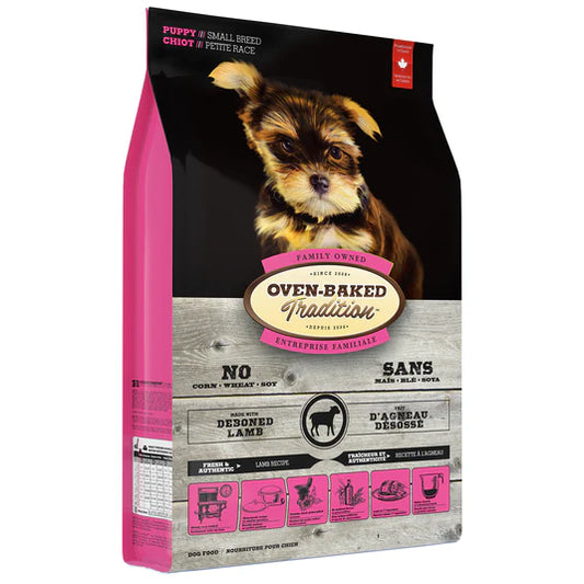 Oven Baked Tradition Puppy Small Breed Fresh Deboned Lamb Dog Formula 5lb