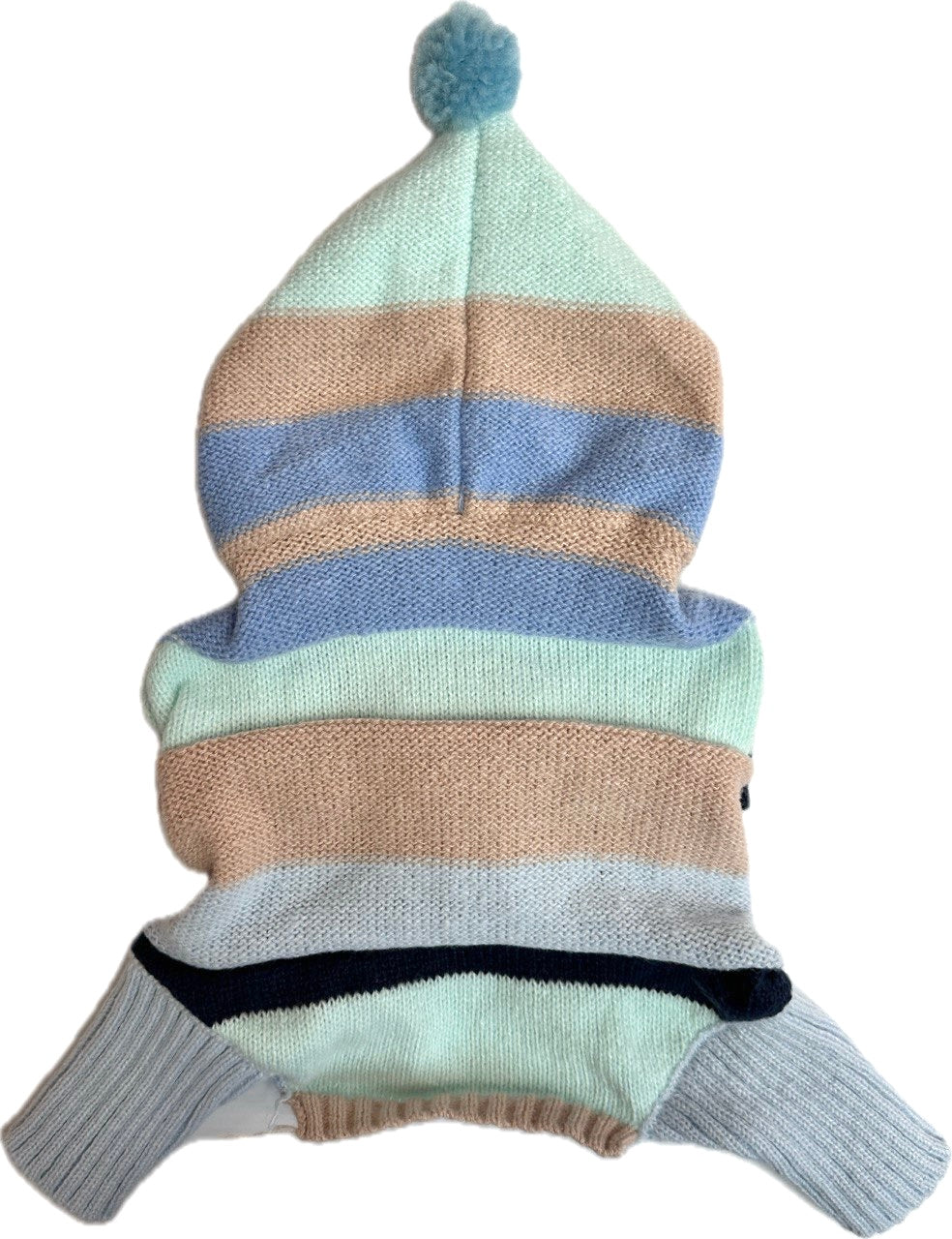 Pet Knitted Four Legged Sweater with Hood 12"