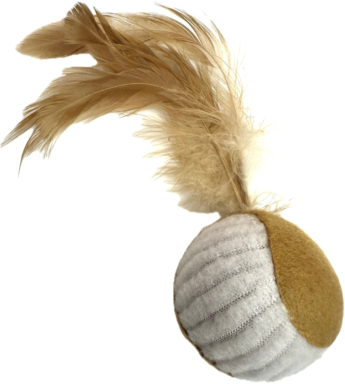 BüD’z Cat Toy, Ball With Feather