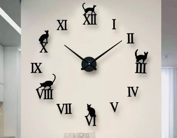 Horloge murale (Chats)