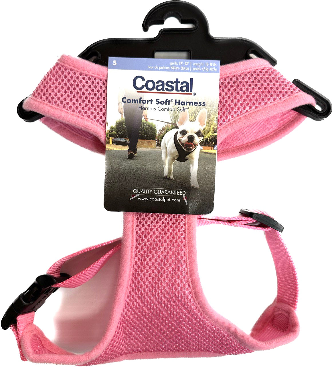 Pink Coastal Comfort Soft Wrap Harness Size Small