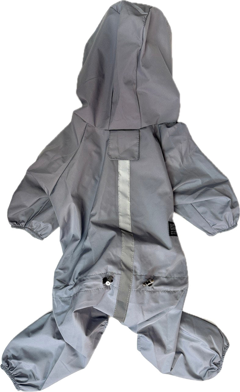 Waterproof Reflective Dog Rain Suit, Large