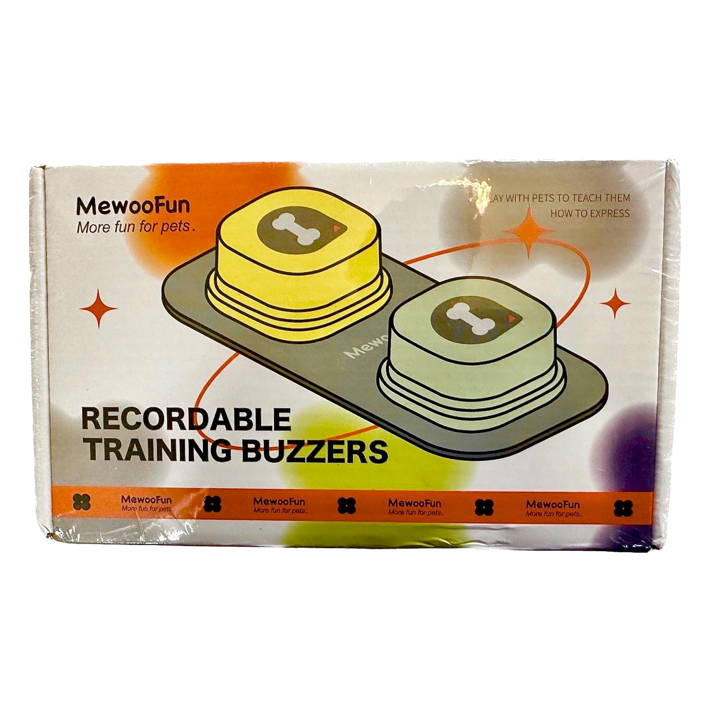 MewooFun Recordable Training Buzzers, 2pc