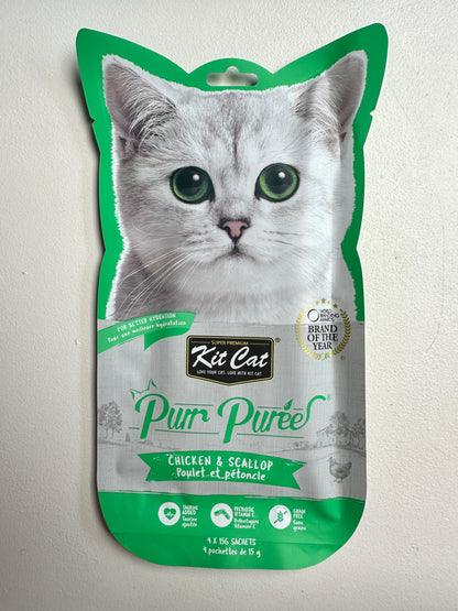 Kit Cat Pur Purèe 4 pack, 15g