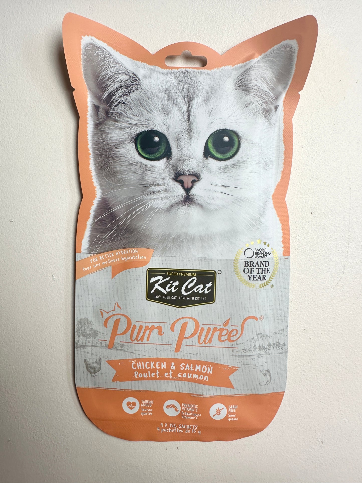 Kit Cat Pur Purèe 4 pack, 15g