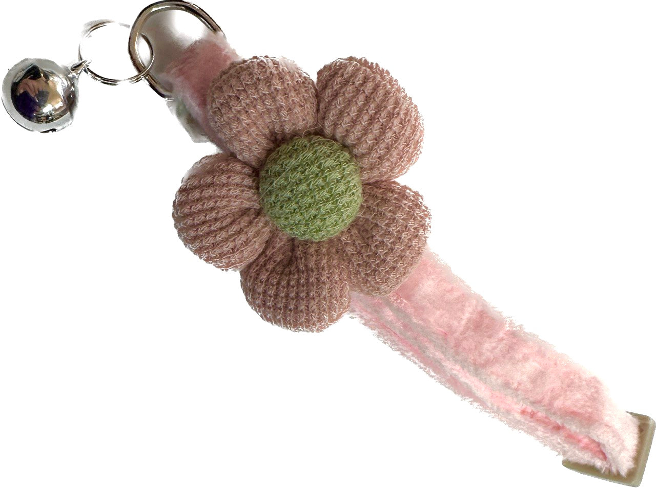 Collier de fleurs de chien à la mode avec cloche