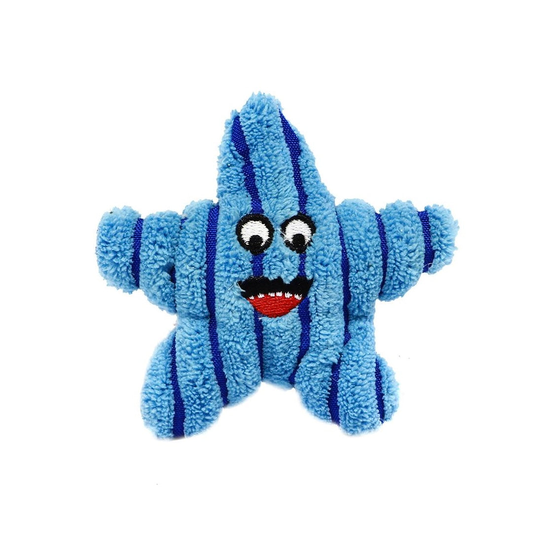 BüD’z Cat Toy, Star Fish, Blue, 3.5"