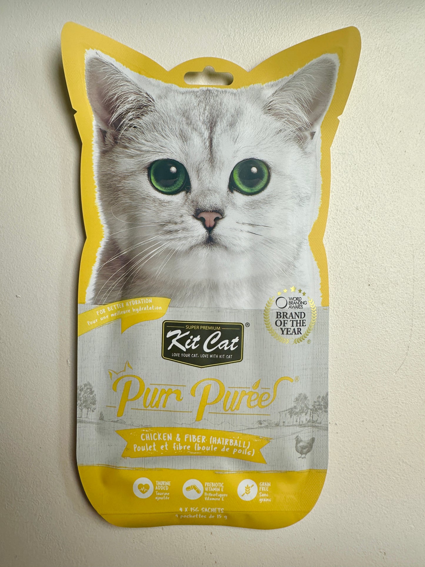 Kit Cat Pur Purèe 4 pack, 15g