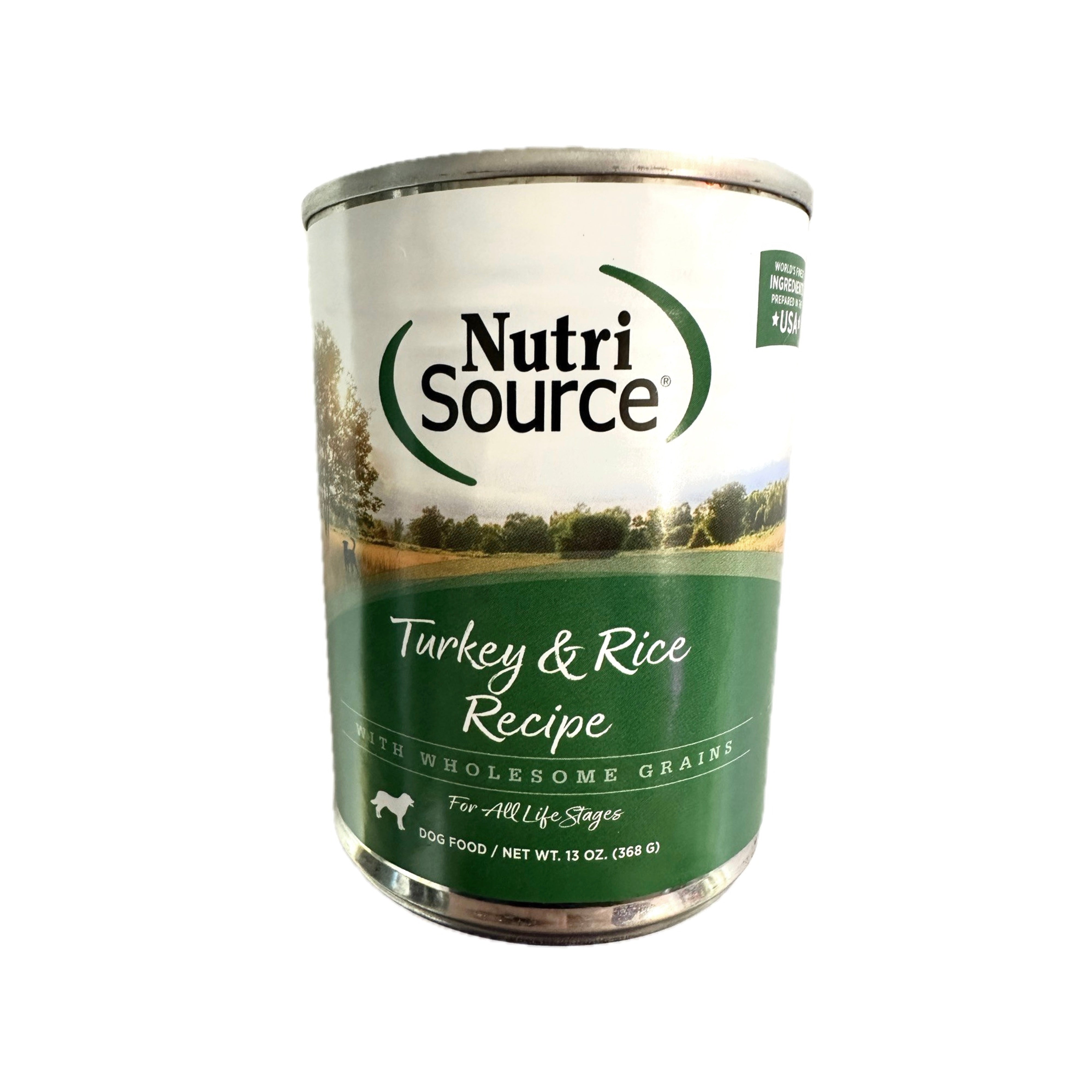 NutriSource Turkey & Rice Recipe with Wholesome Grains Canned Dog Food