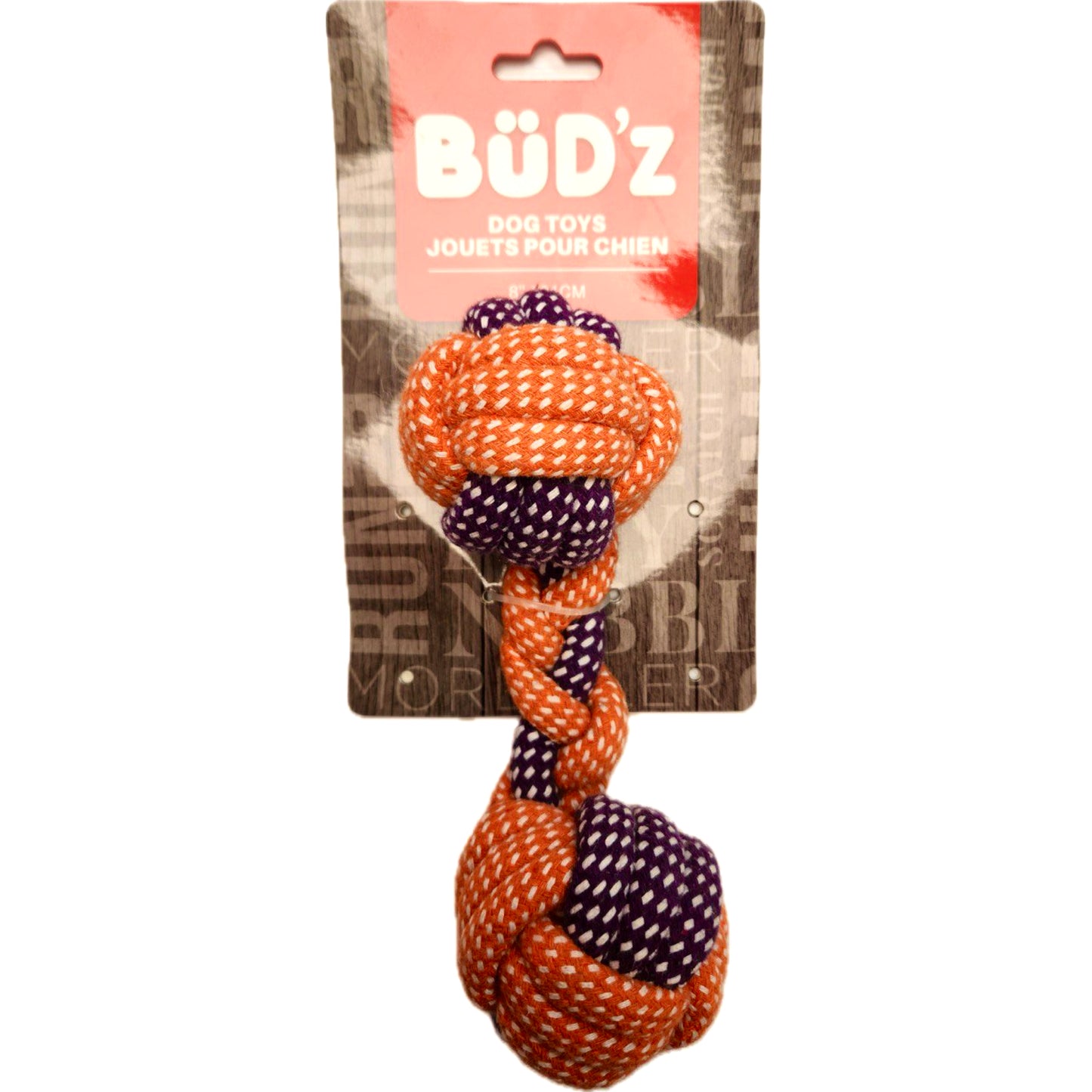 BüD’z Dumbbell Rope Toy, 8"