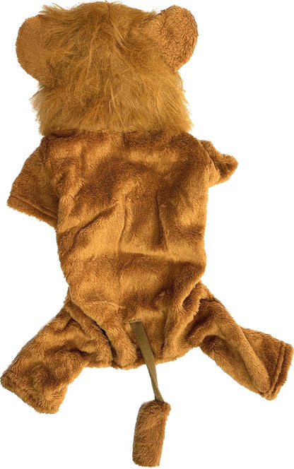 Costume d'animal d'Halloween pour petits chiens, lion et zèbre