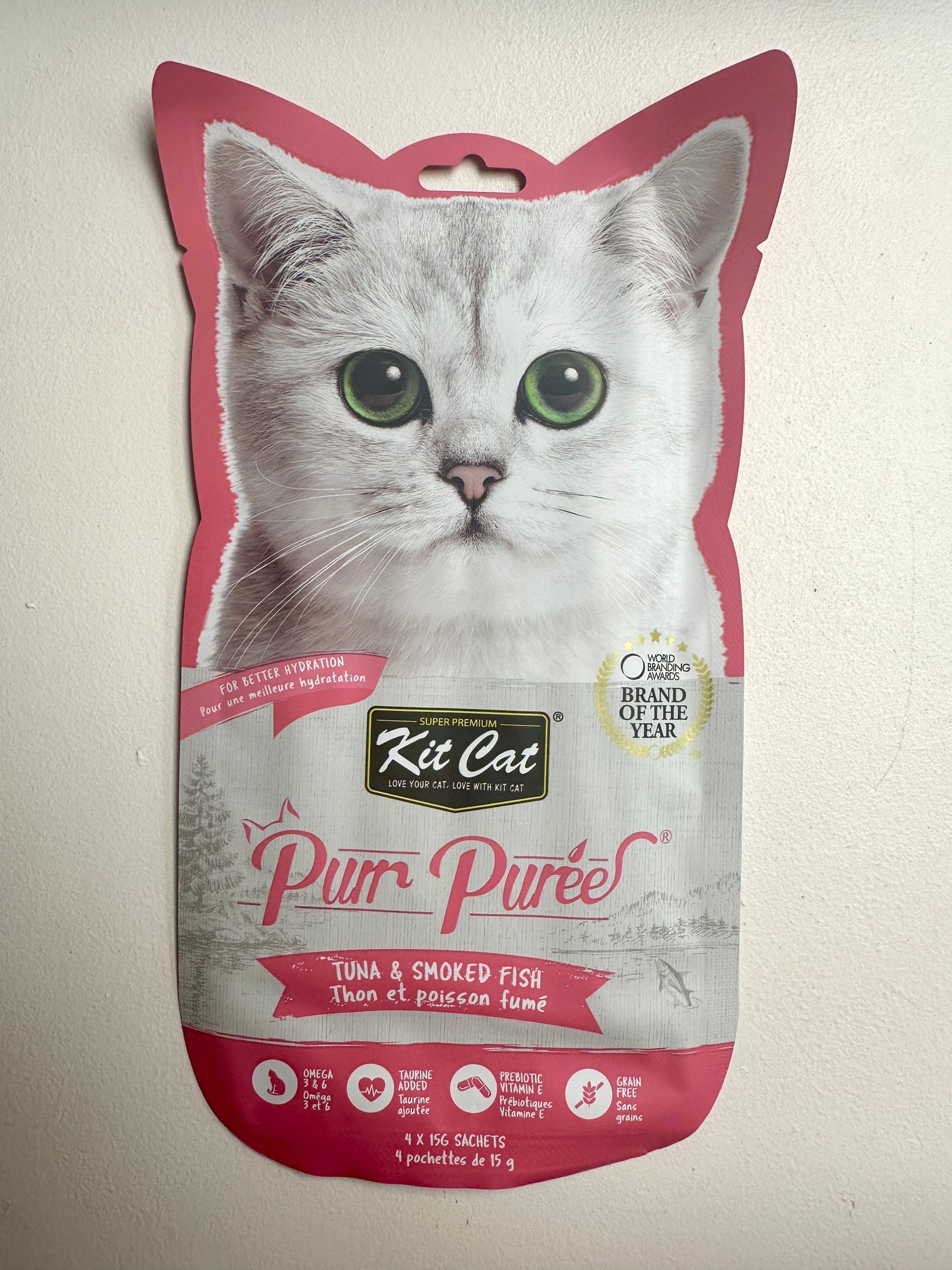 Kit Cat Pur Purèe 4 pack, 15g