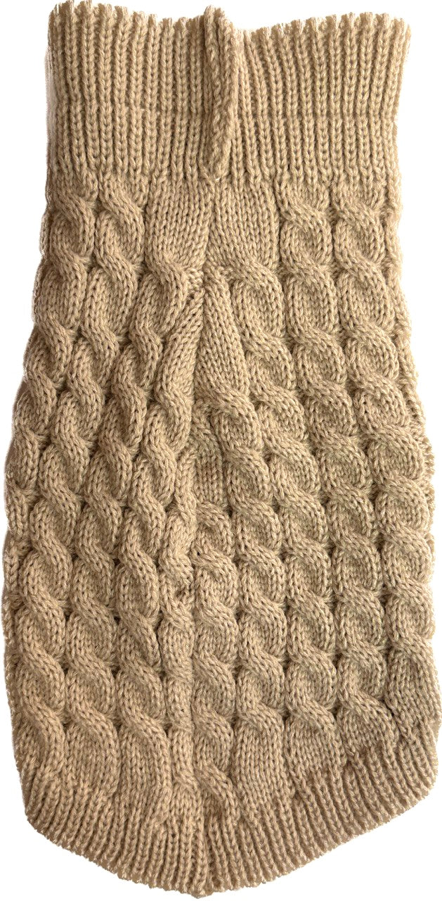 Cable Knit Turtle Neck Dog Sweaters