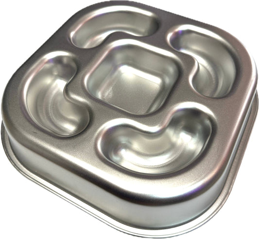 Slow-Feed Stainless Steel Bowl, 2 Qrt