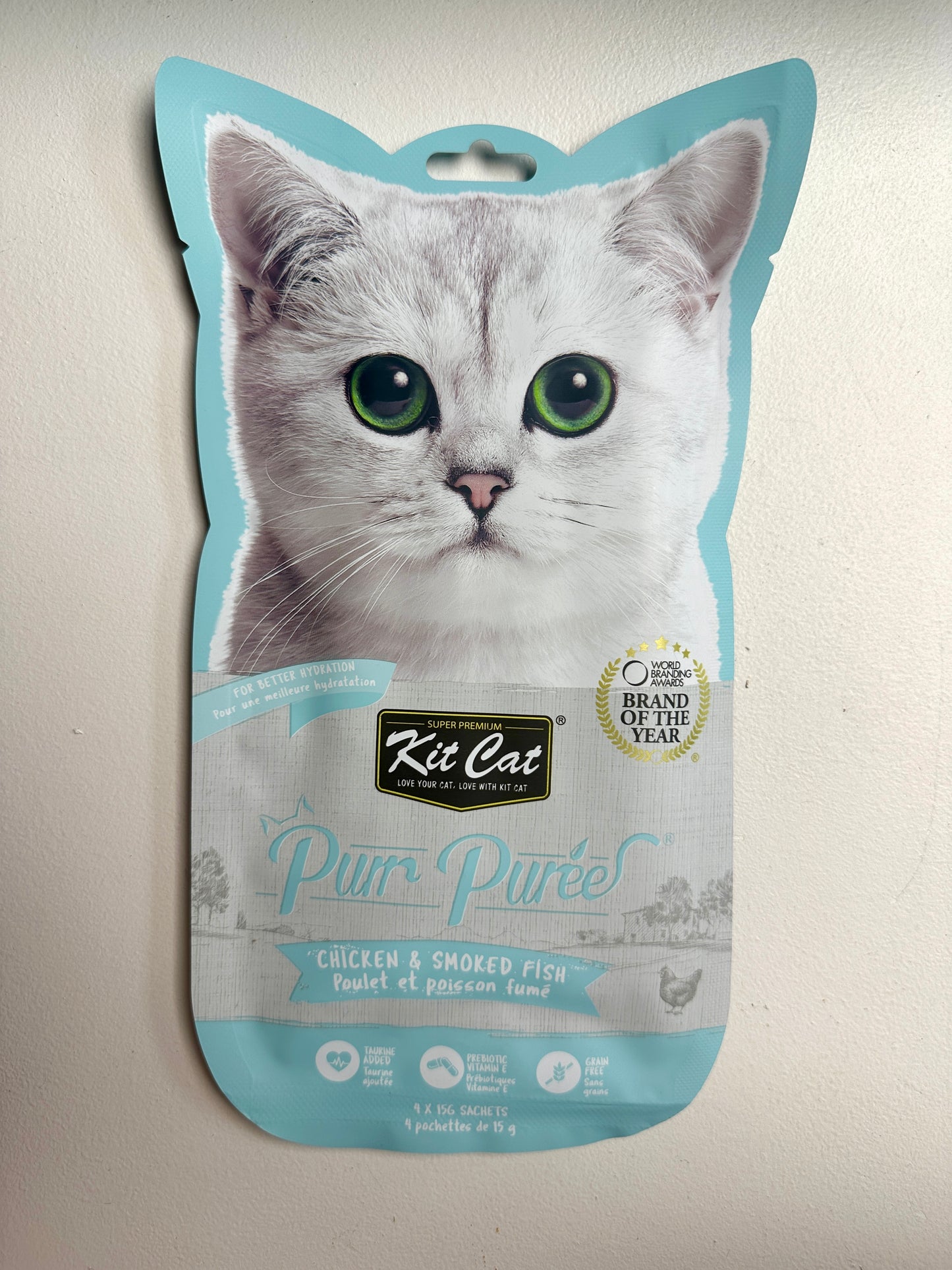 Kit Cat Pur Purèe 4 pack, 15g