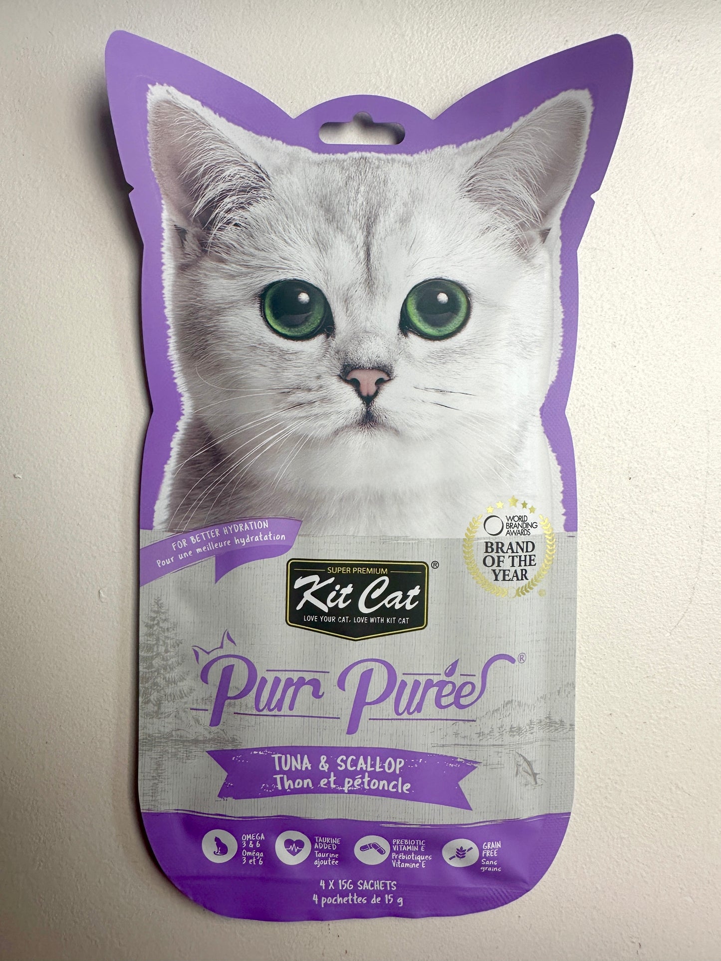 Kit Cat Pur Purèe 4 pack, 15g