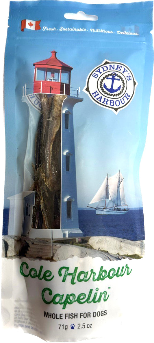 This & That Sydney’s Harbour Cole Harbour Capelin Whole Fish For Dogs, 71g