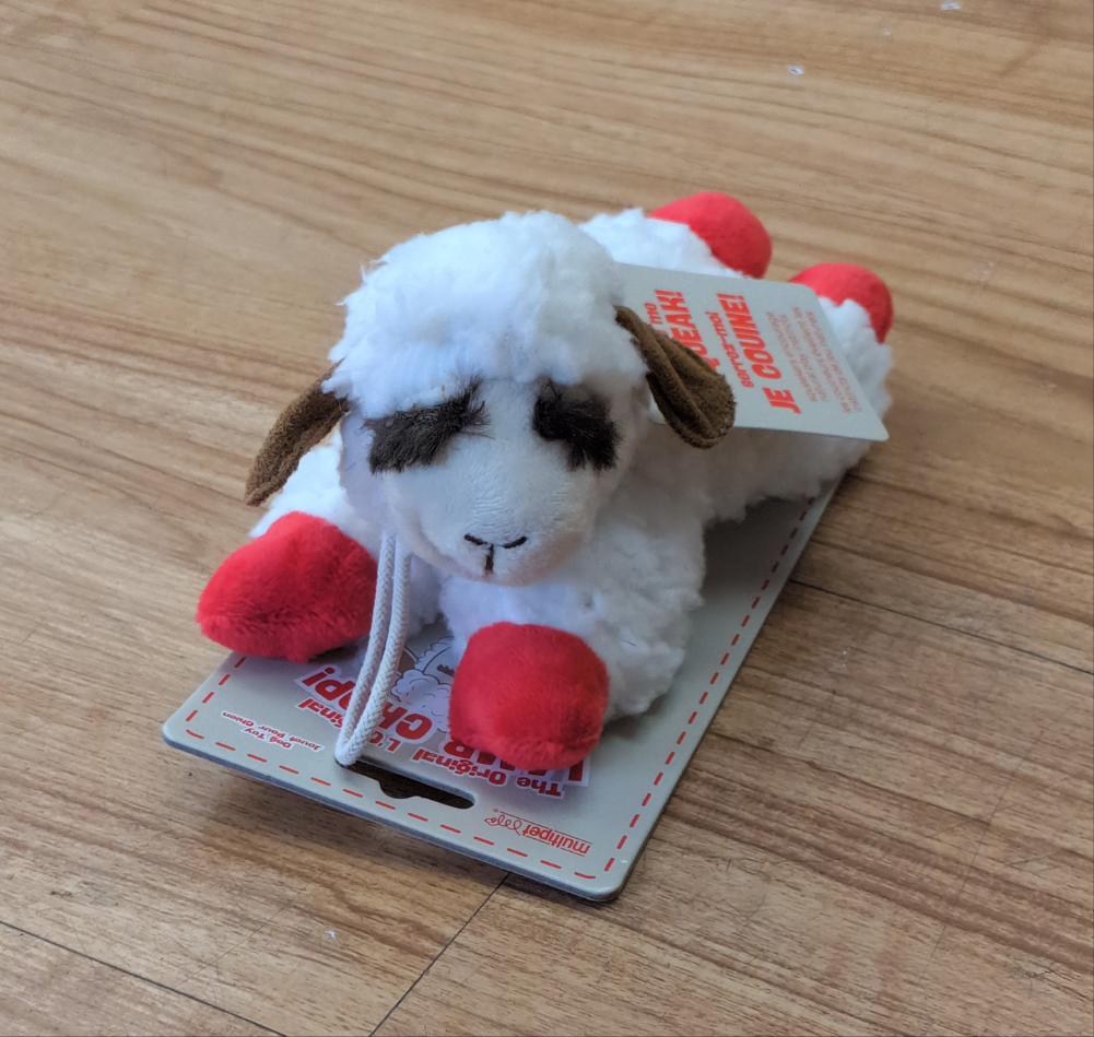 Multipet The Original Lamb Chop! Dog Toy