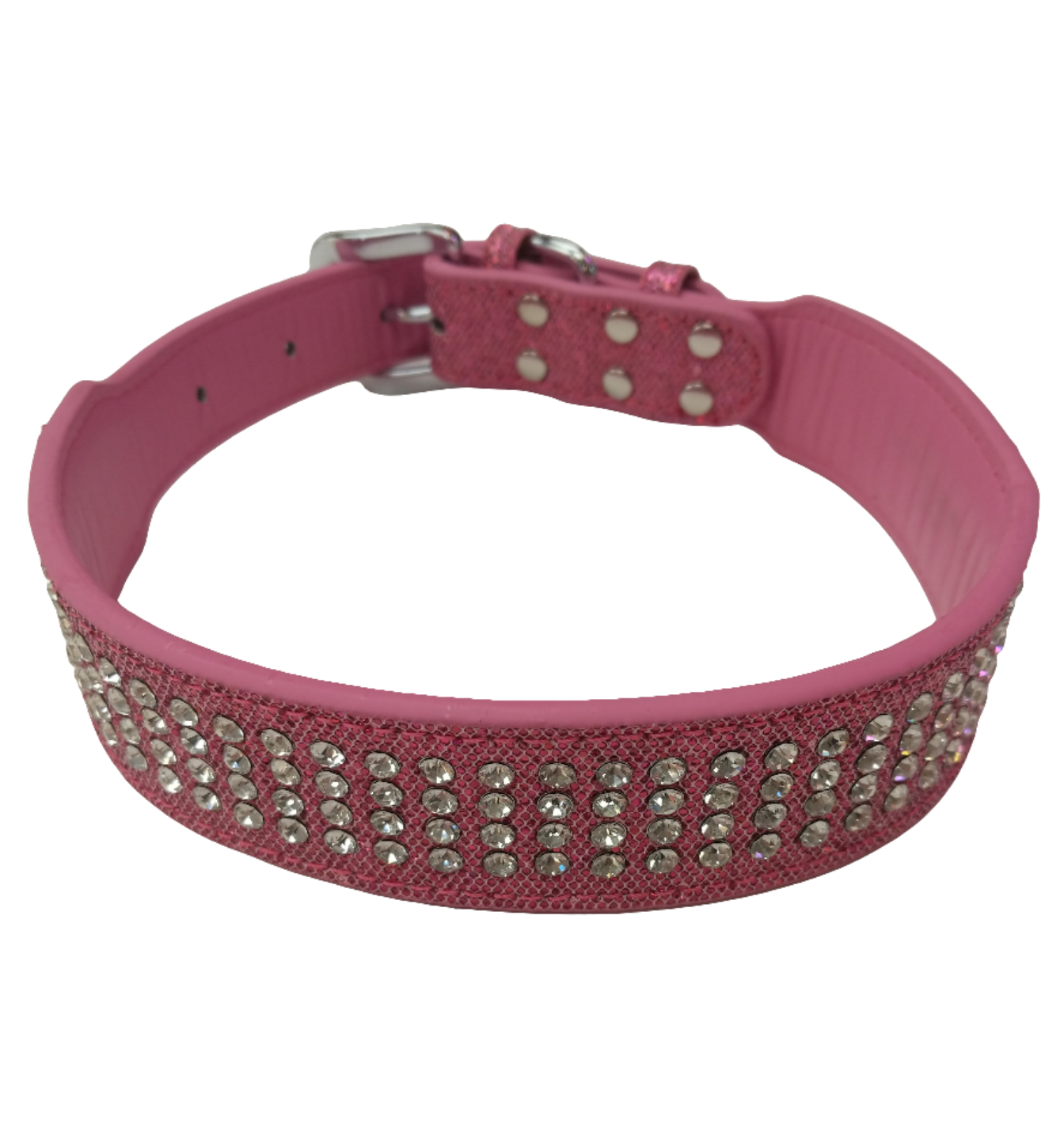 Pink Rhinestone Collar, 25"