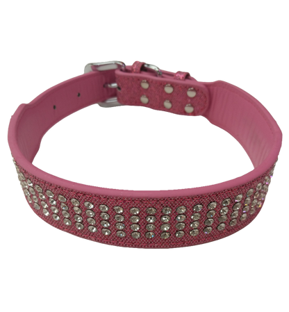 Pink Rhinestone Collar, 25"