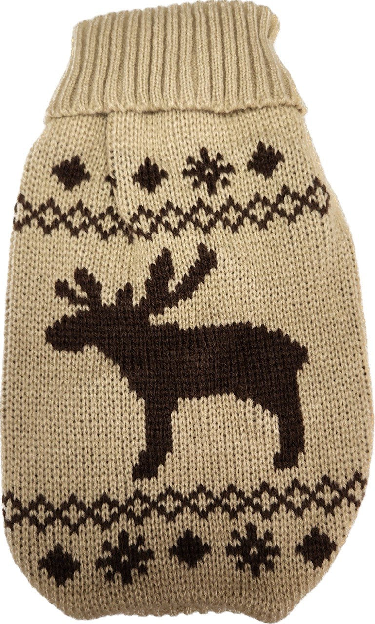 Holiday Light Brown Sweater