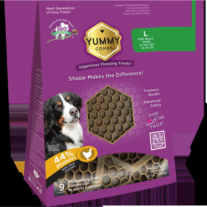 Pet’s Best Life Yummy Combs Dental Treat, 12oz