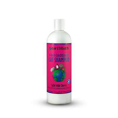 EARTHBATH 2-in-1 Conditioning Cat Shampoo, 16oz
