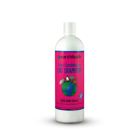 EARTHBATH Shampooing revitalisant 2 en 1 pour chat, 16 oz