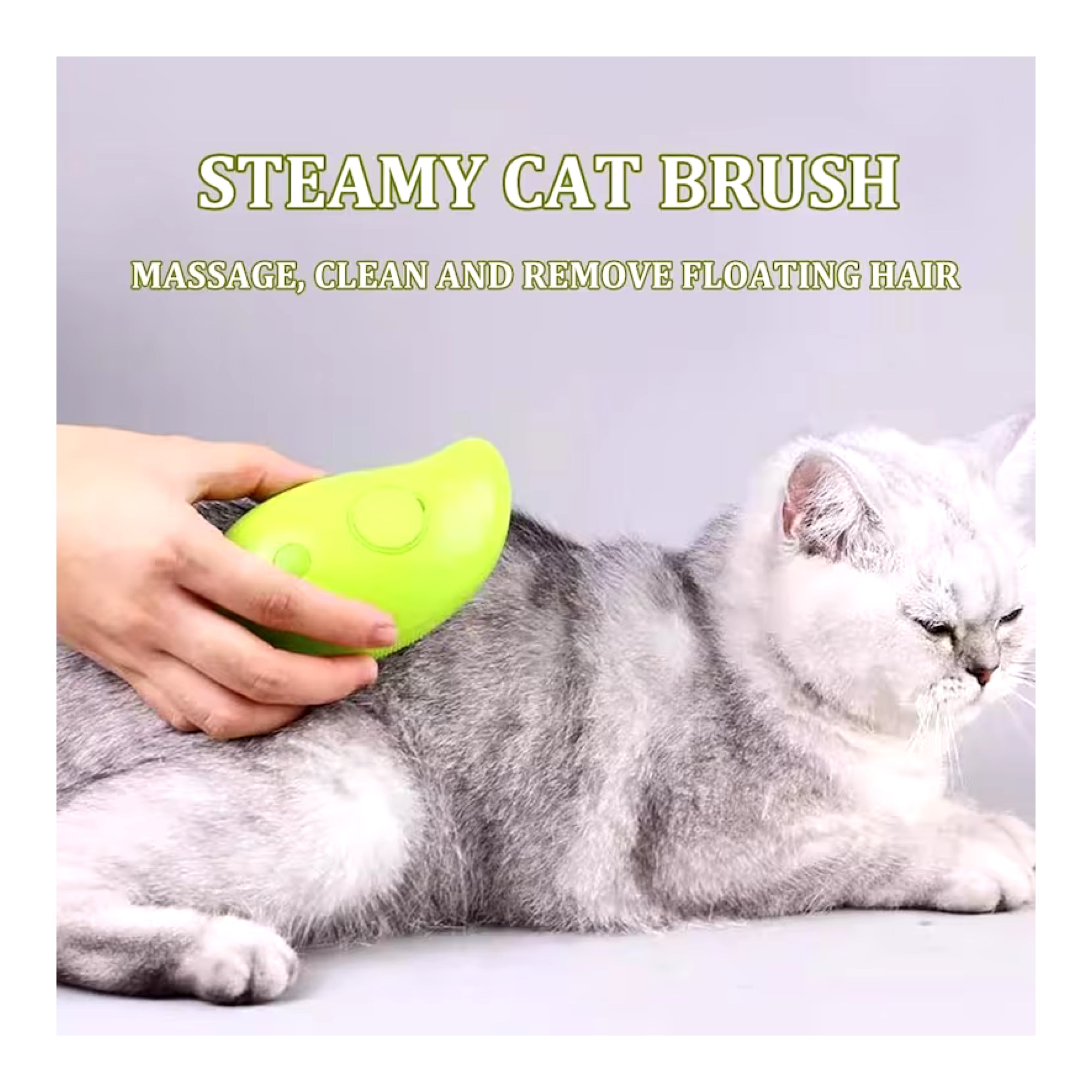 Pet Steam Spray Massage Brush