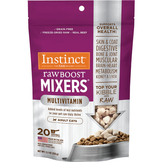 Instinct Raw Boost Mixers - Multivitamines pour chats - Bœuf