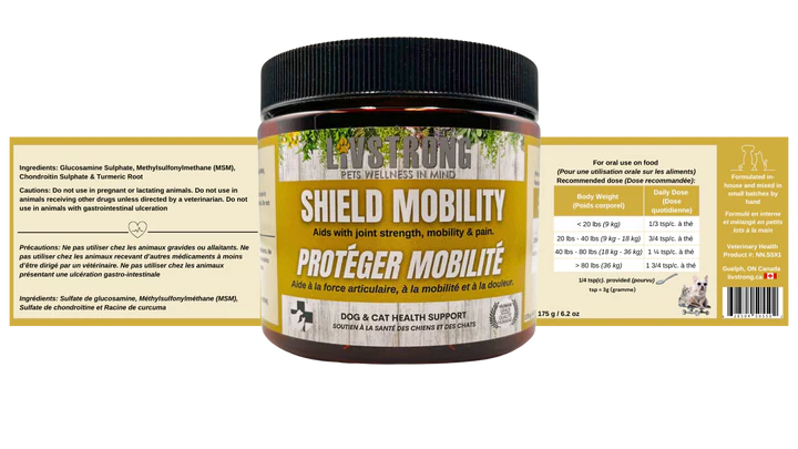 LivStrong Shield Mobility Dog & Cat Health Support