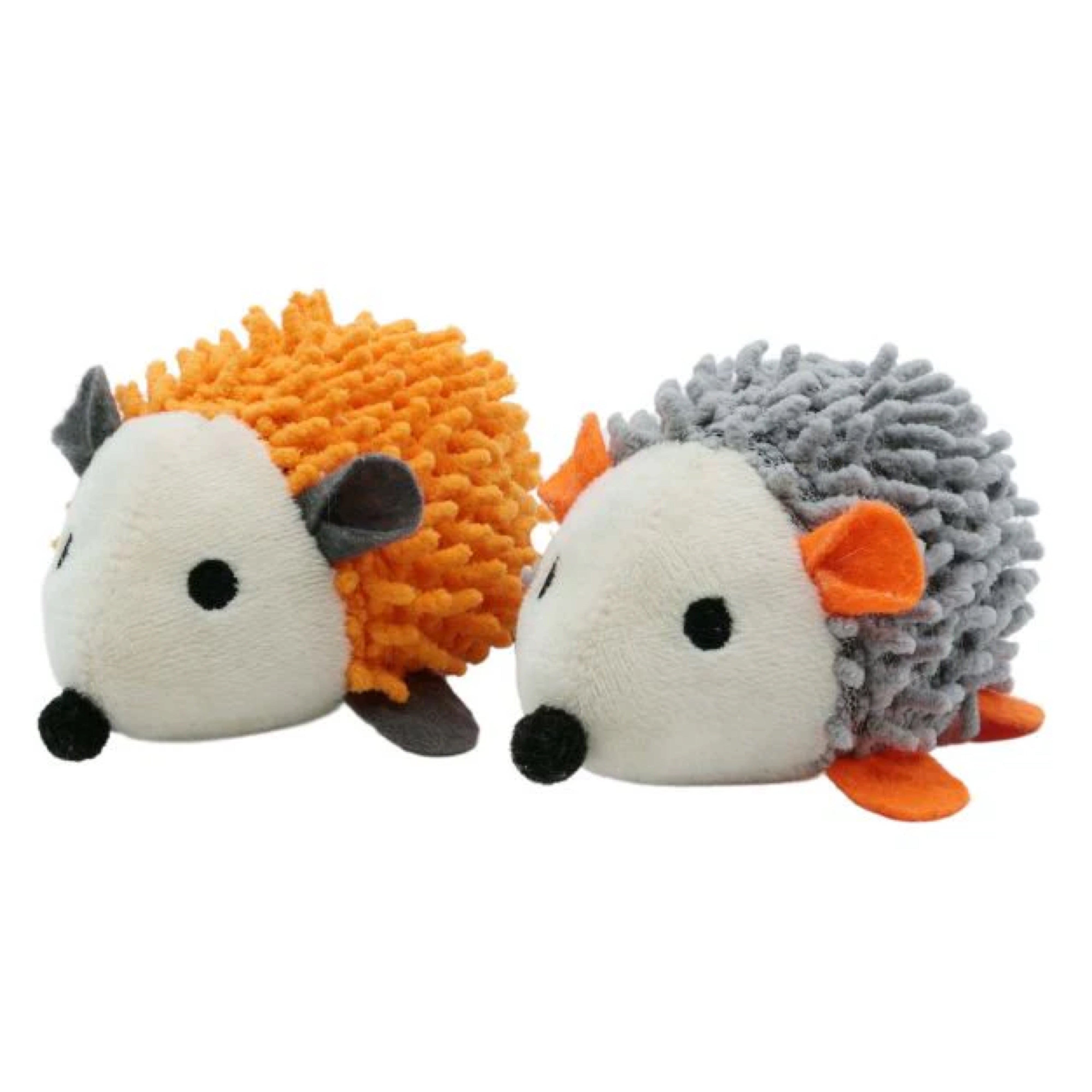 BüD’z Cat Toy, Hedgehogs Duo, Orange & Grey