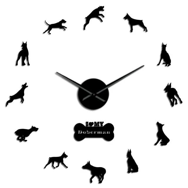 Large Wall Clock (Poodle)