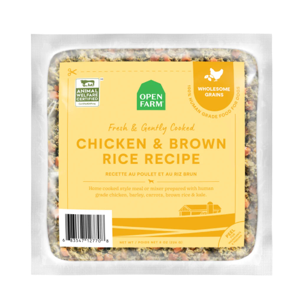 Open Farm - Harvest Chicken & Brown Rice Gently Cooked Recipe, 16oz