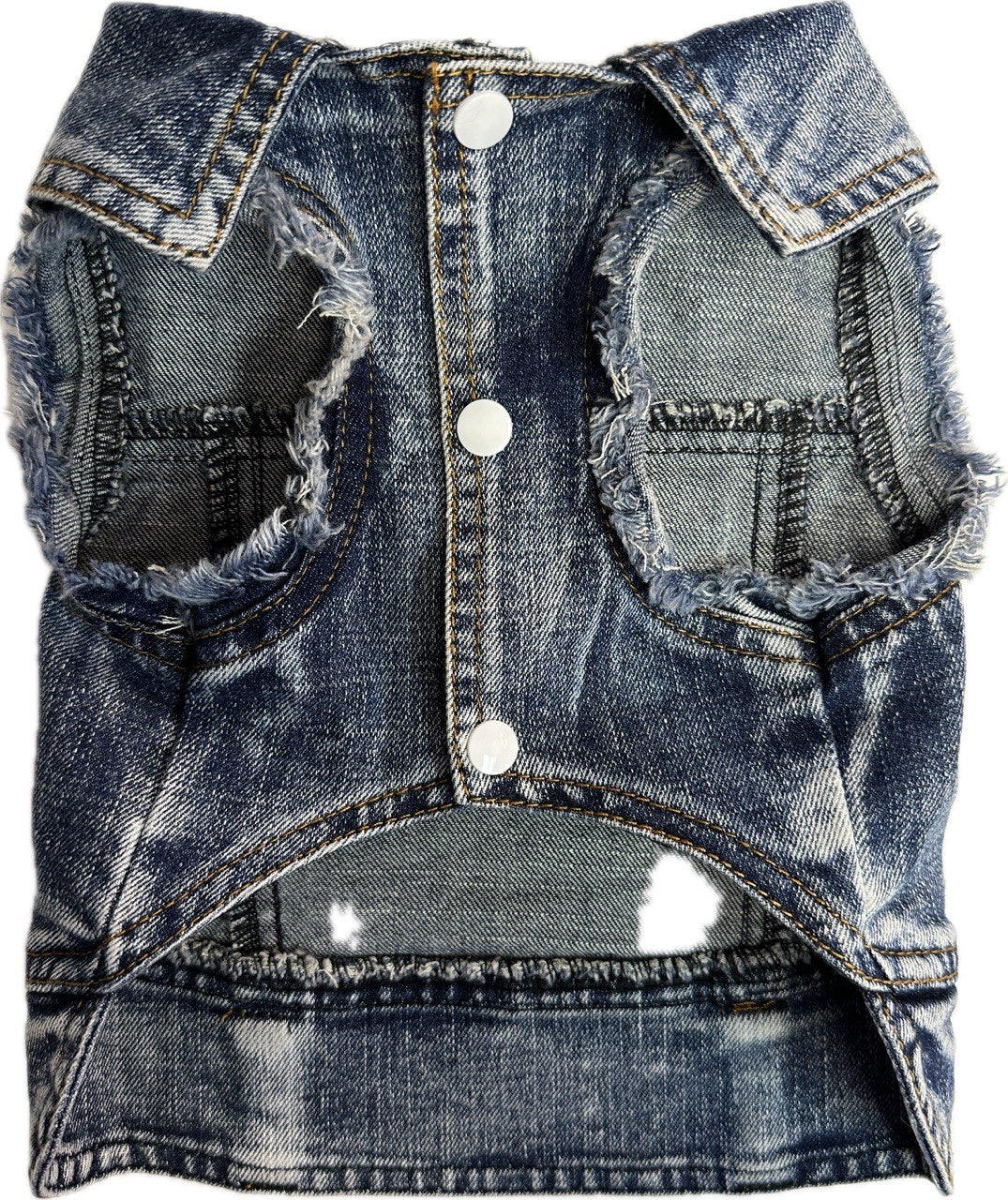 Sleeveless Jean Jacket, Medium