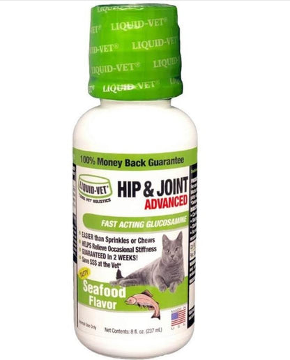 Liquid Vet Support pour hanches et articulations pour chats (237 ml)