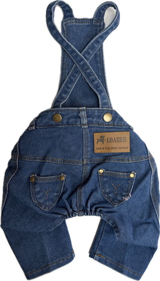 Blue Jean Overalls for Small Dogs